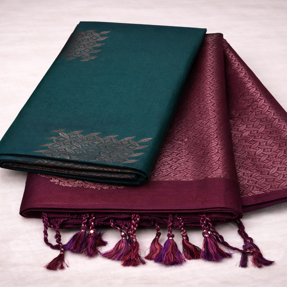 Soft Silk Handloom Saree – Ramachamchadra Kuthampully handlooms