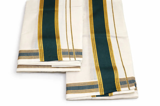 Cotton Set Mundu Kattikkara | Ramachandra Kuthampully Handlooms