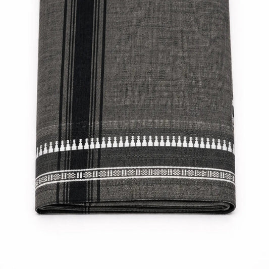 Plain kaavi mundu in different colors, traditional Kerala handloom wear by Ramachandra Kuthampully Handlooms.