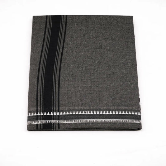 Plain kaavi mundu in different colors, traditional Kerala handloom wear by Ramachandra Kuthampully Handlooms.