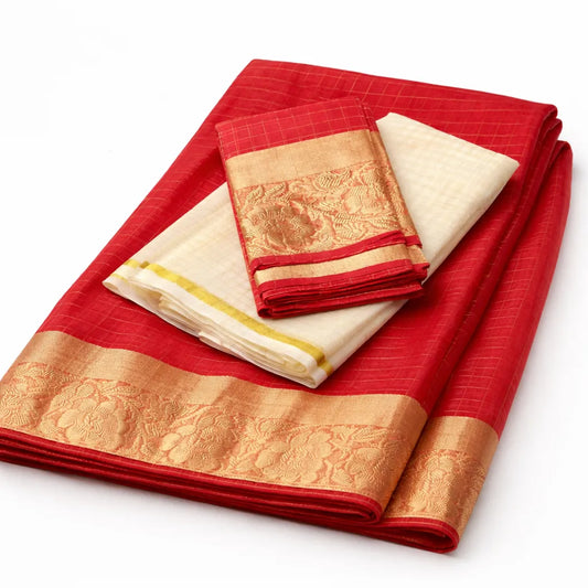 Dawani by Ramendra Kuthampully handloom cotton saree