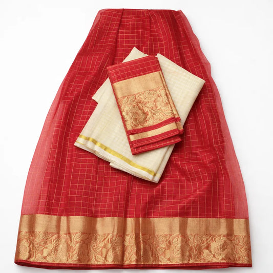 Dawani by Ramendra Kuthampully handloom cotton saree
