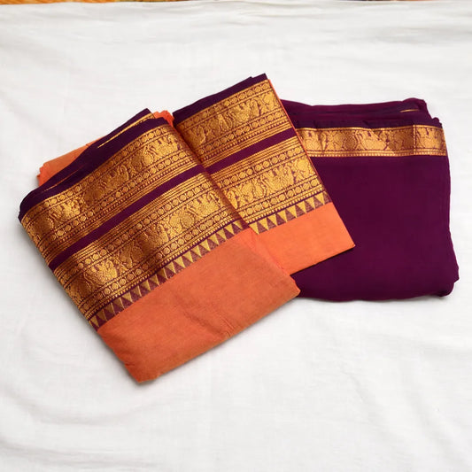 Dawani by Ramendra Kuthampully handloom cotton saree