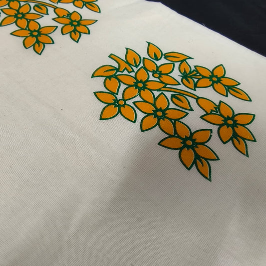 Kannikonna Print Set Mund| Ramachadra Handlooms Rh4227