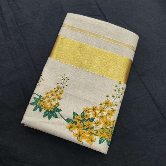 Tissue Kani Konna Set Saree / Ramachandra Handlooms