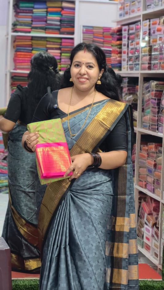 Butter Silk Cotton Saree 6842/ Ramachandra Handlooms