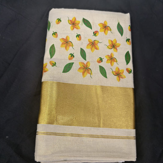 Tissue Kani Konna Set Saree/ Ramachandra Handlooms