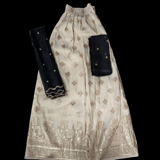 Chanderi Dhavani Set/ Ramachandra Handlooms