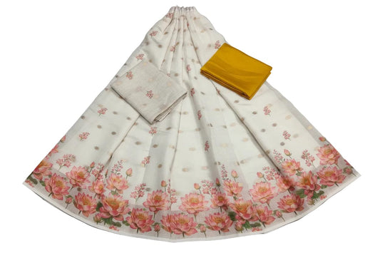 DIGITAL PRINT LOTUS DHAVANI|RAMACHANDRA HANDLOOMS