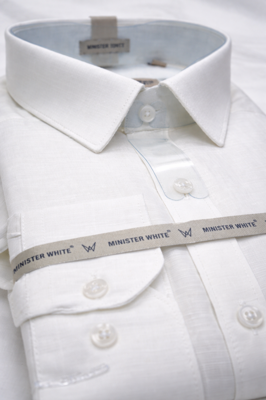 Linen Shirt – Minister White | Ramachandra Kuthampully Handlooms