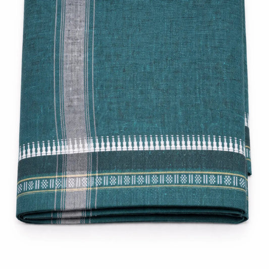 Plain kaavi mundu in different colors, traditional Kerala handloom wear by Ramachandra Kuthampully Handlooms.