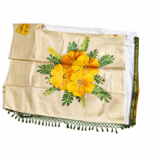 Premium tissue designed set saree with elegant patterns