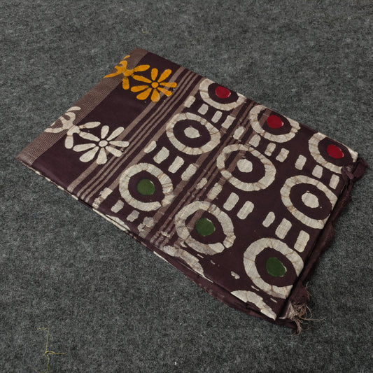 Batik Cotton Saree | RAMACHANDRA KUTHAMPULLY HANDLOOMS