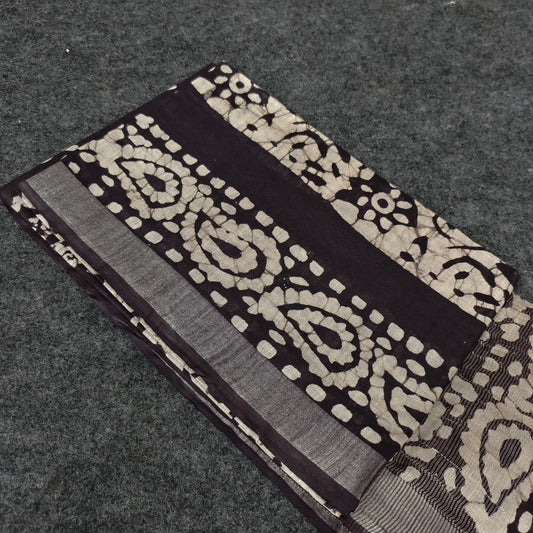 Batik Cotton Saree | RAMACHANDRA KUTHAMPULLY HANDLOOMS