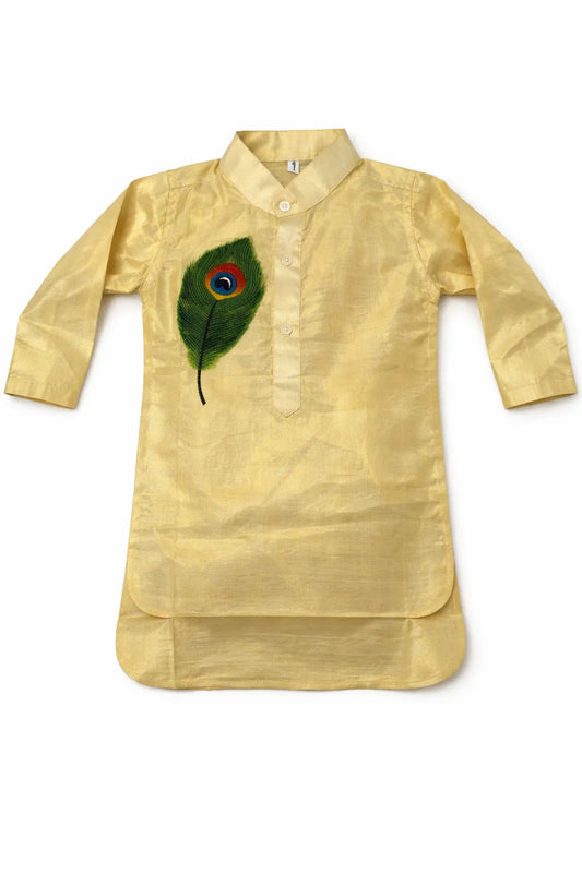 Designed kids cotton shirt with stylish prints